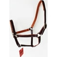 thumbnail image 1 of Horse English Padded Leather  COB Western  Show Halter Light Brown 803H209LBC, 1 of 3