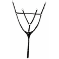 thumbnail image 1 of Horse English Padded Leather Riding Tack Fancy  Stitching Black  Breastplate 803931BKF, 1 of 5