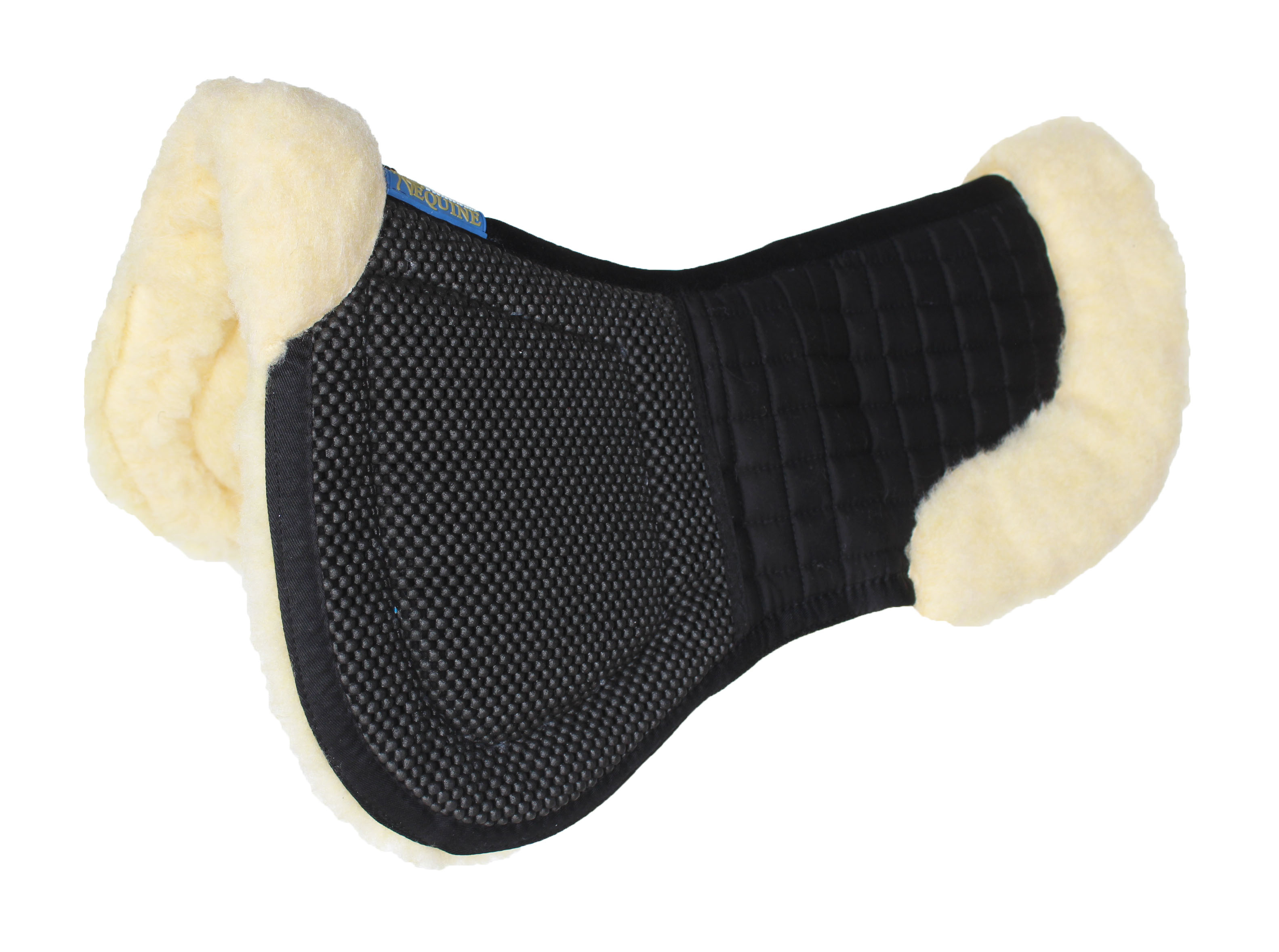 CHALLENGER Horse English Quilted All-Purpose Gel Shock Absorbing Saddle Pad Navy 72TS38NV Half Pad CHALLENGER Horse English Quilted Half Saddle Pad