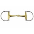 thumbnail image 1 of Horse English Western 5-1/2" Mouth D-Ring Snaffle Brass Horse Bit  35552C, 1 of 1
