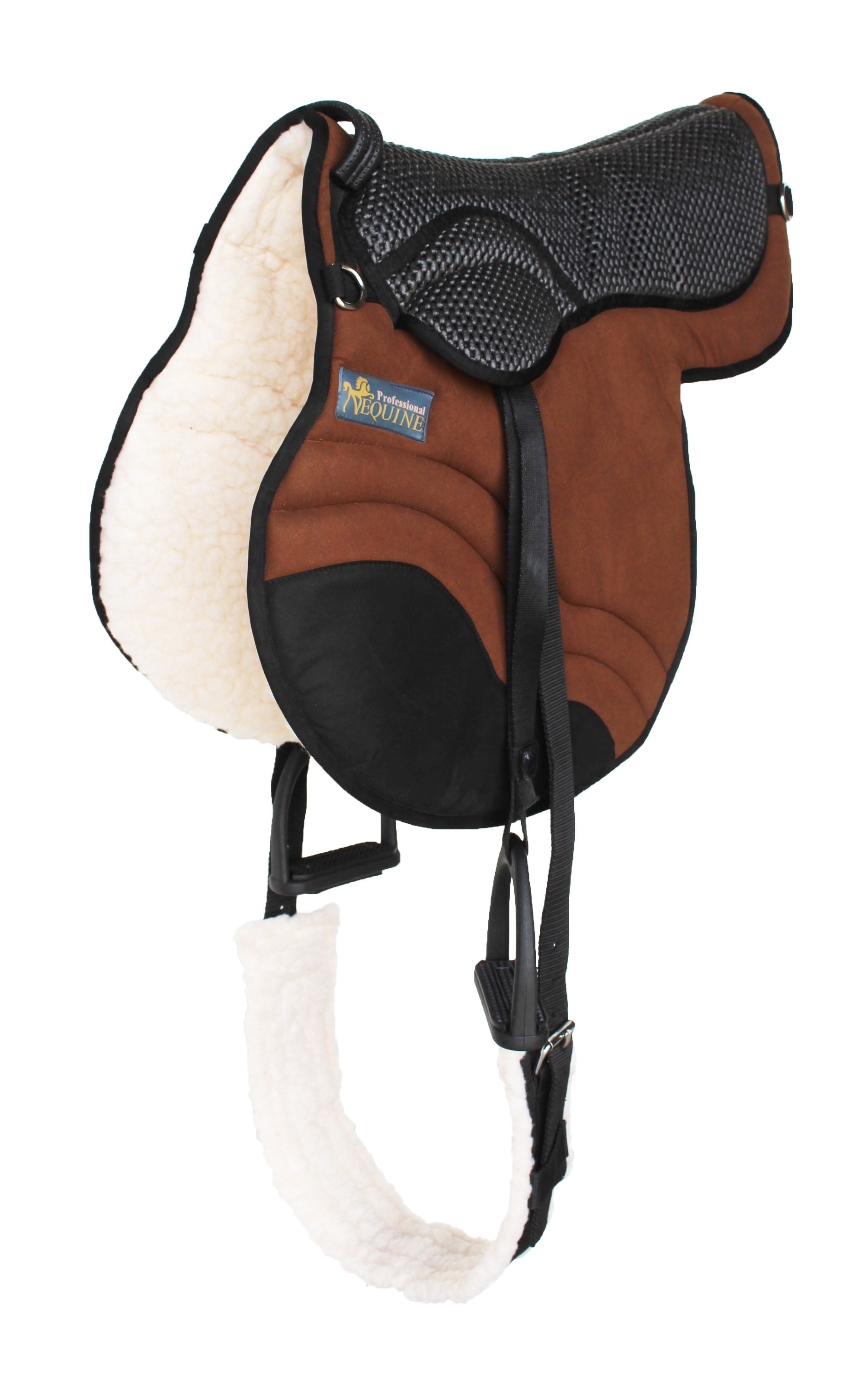 New! English Fleece Lined Bareback Saddle