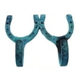 thumbnail image 1 of Horse Equestrian Horseshoe Home Decor 2-Hook Wall Mount in Patina Finish 6758PT, 1 of 1