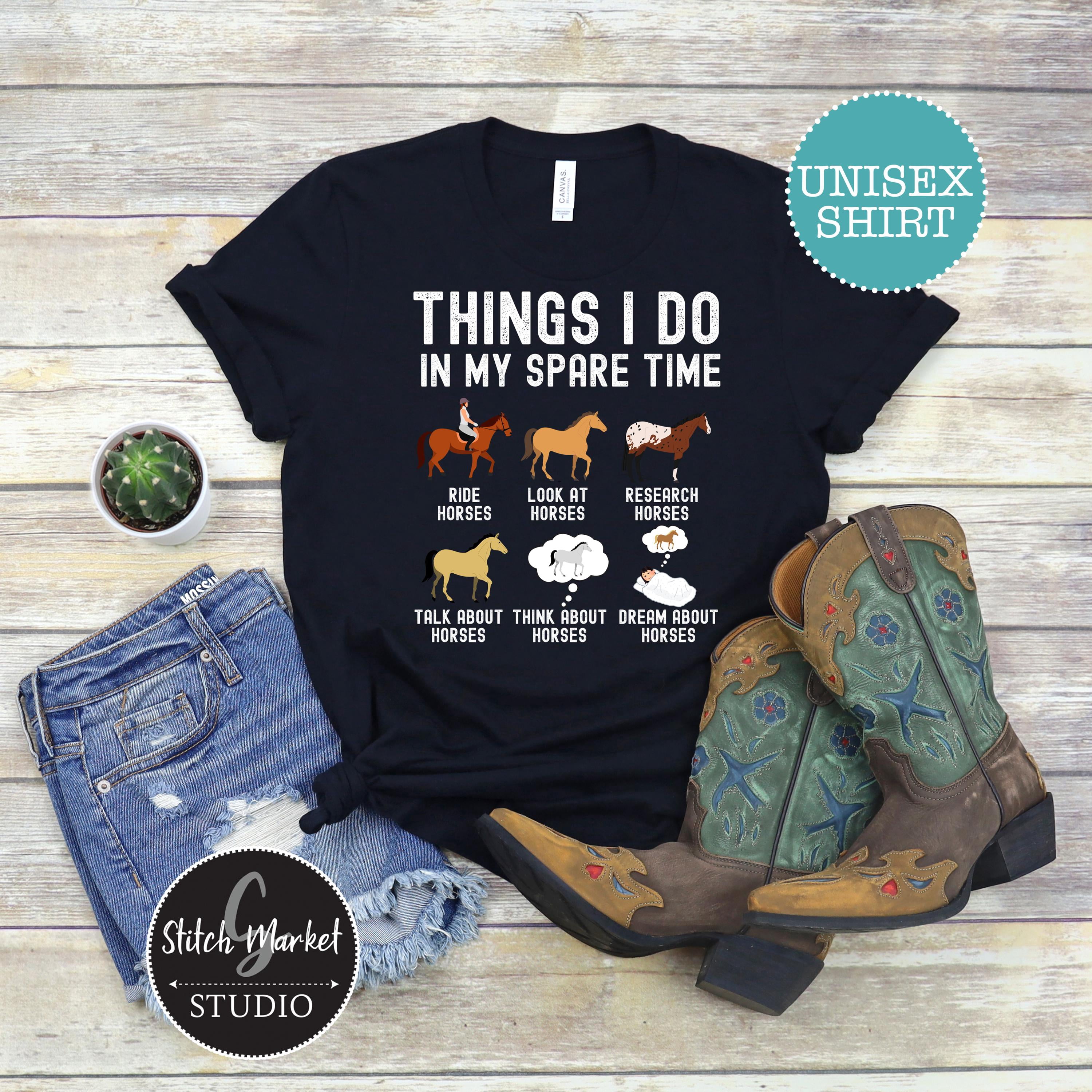 Horse Equestrian t-shirt, Girls Women Horse Rider t shirt, Equestrian Mom, Horse Riding Statement tshirt, Trainer Gift