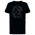 thumbnail image 1 of Horse Face In Tattoo Style T-Shirt Men -Image by Shutterstock, Male 4X-Large, 1 of 2