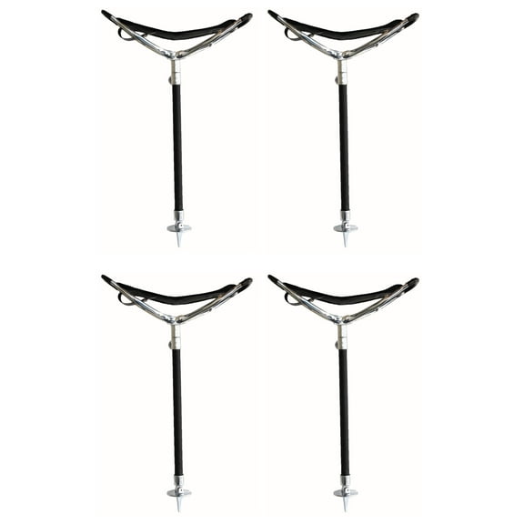 Horse Farrier Tool Lot of 4 Golf Spectator Adjustable Folding Outdoor Seat Stick Chair 98471Lot4