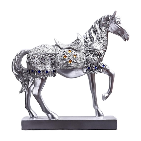 Horse Figurine Decoration Horse Statues for TV Cabinet Bedroom Decoration style D
