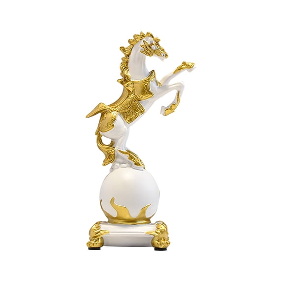 Horse Figurine Decoration for Living Room TV Stand Entryway Console Table Home Decor Accent Sculpture for Mantel Shelf Office Desk Bookshelf
