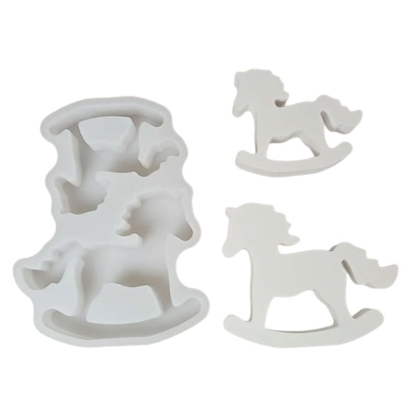 Horse Figurine Silicone Molds for Soap Easy Demolding Shape Silicone Molds for Gypsum Decoration