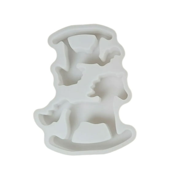 Horse Figurine Silicone Molds for Soap Gypsum Decoration Temperature Resistant Epoxy Resin Molds for Craft