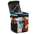 thumbnail image 1 of Horse Foldable Car Trash Bin with Lid, Leak-Proof Hanging Storage Bag - Car Garbage Can, Car Trash Bin, 1 of 6