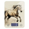 thumbnail image 1 of Horse Food Scale Digital Kitchen Scale Waterproof Tempered Glass Tare Function 11 lb for Baking Cooking Meal Prep, 1 of 7