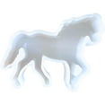 thumbnail image 1 of Horse Freshie Silicone Mold 3.25 x 4.1 x 0.8 inches Equestrian Buck Bronco Western Dressage Scented Aroma Beads Supplies Resin, Car Candles, Soap Oven Safe Bake Heat Resistant to 400 F, 1 of 6