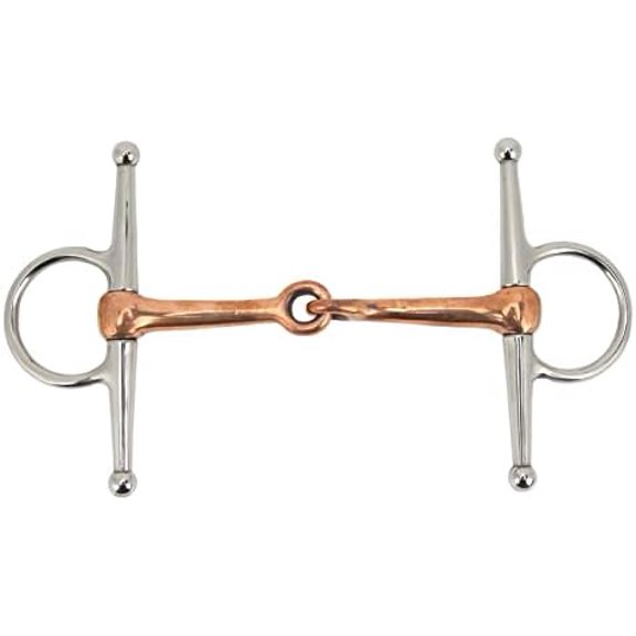 Horse Full Cheek Snaffle Bit Stainless Steel 125mm - Durable O Ring Design, Comfortable Soft Mouth, Ideal for English and Draft Horses$$Sport & Recreation Other