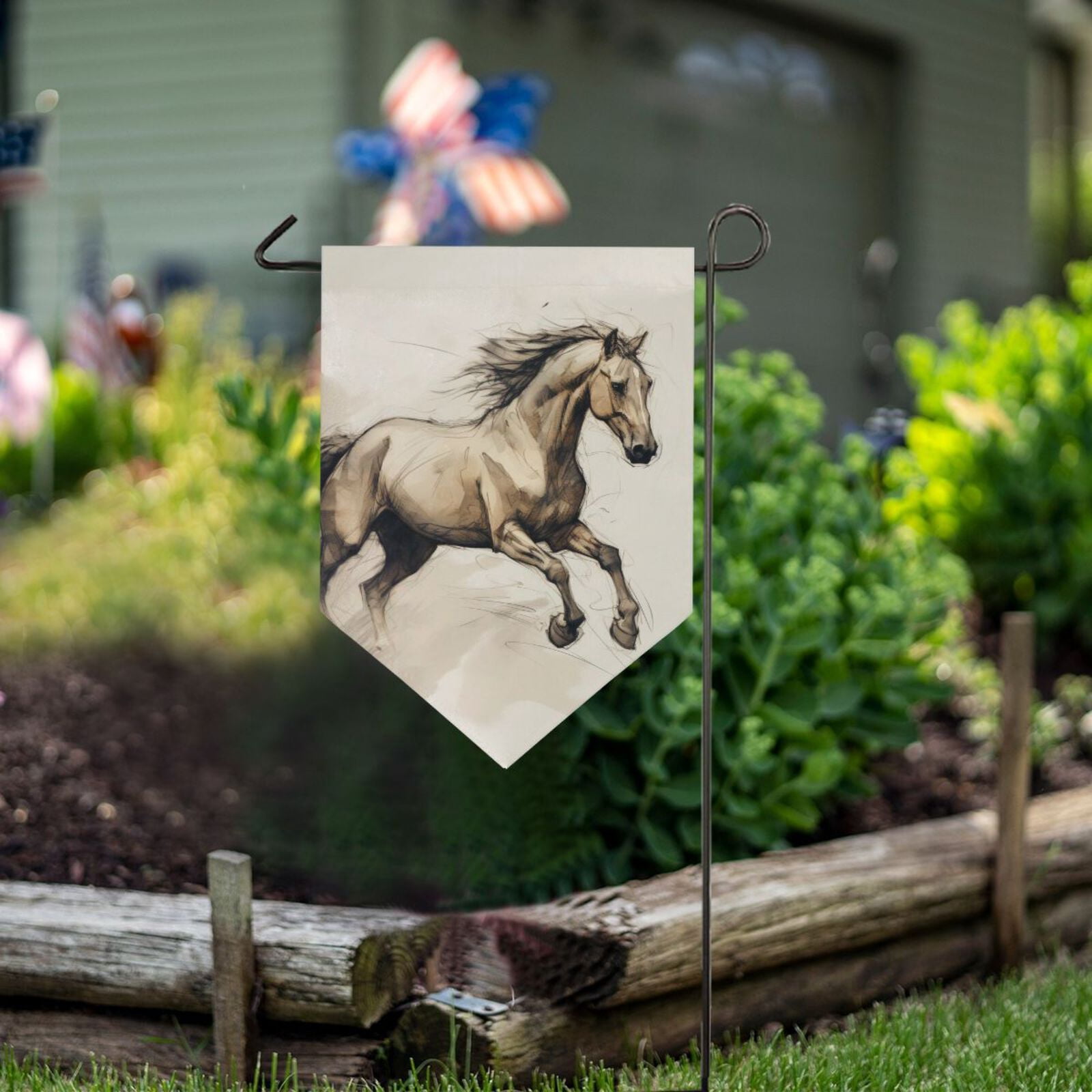 Horse Garden Flag 18