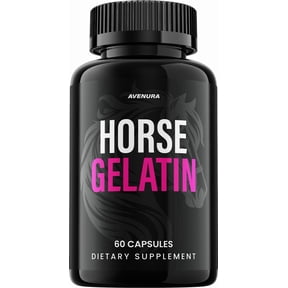 Horse Gelatin Advanced Keto Capsules – HorseGelatin Pills Advanced Blend Formula, Extra Strength, 1 Pack, 60 Capsules