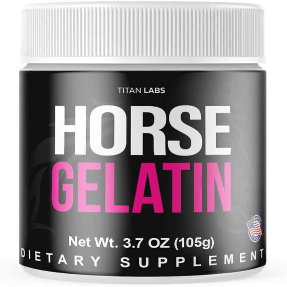 Horse Gelatin Powder Advanced Formula Supplement to Support Active Lifestyle HorseGelatin (1 Pack)