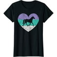 thumbnail image 1 of Horse Gift T-Shirt For Women & Girls Retro Vintage Cute, 1 of 3
