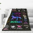 thumbnail image 1 of Horse Gifts for Girls,Horse Gifts for Women,Horse Blanket for Girls Women,Soft Flannel Horse Blankets,Horse Lovers Christmas Birthday Gifts Throw Blanket 60"X80", 1 of 6