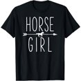 thumbnail image 1 of Horse Girl I Love My Horses Equestrian Horseback Riding T-Shirt, 1 of 4