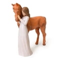 thumbnail image 1 of Horse & Girl Resin Statue - Cowgirl Memorial Gift, Horse Lover Decor, Emotional Friendship Tribute for Women, Christmas, Birthdays​​(Brown), 1 of 8