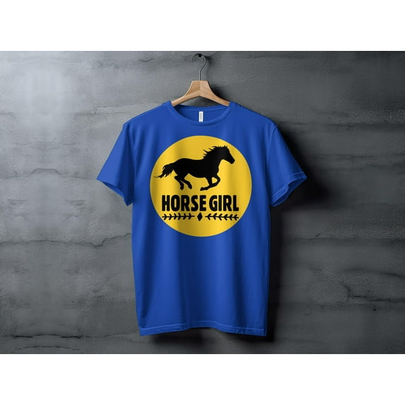 Horse Girl Tshirt, Horse Girl Gift, Horse Lover Gift, Horse Lover T-Shirt, Cowgirl Shirt Gift for Horse Country Girl Pony Lover Tshirt