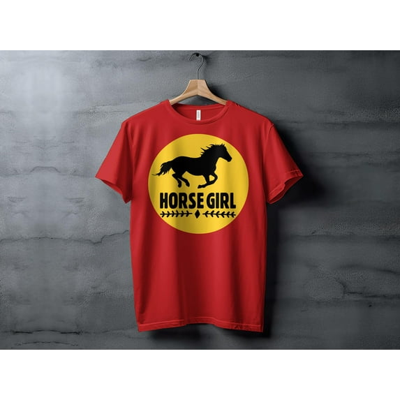Horse Girl Tshirt, Horse Girl Gift, Horse Lover Gift, Horse Lover T-Shirt, Cowgirl Shirt Gift for Horse Country Girl Pony Lover Tshirt