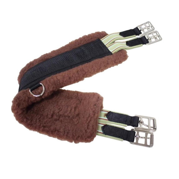 Horse Girth Riding Gear Elastic Horse Girth Breathable Flannel 110cm for Equestrian Training Activities