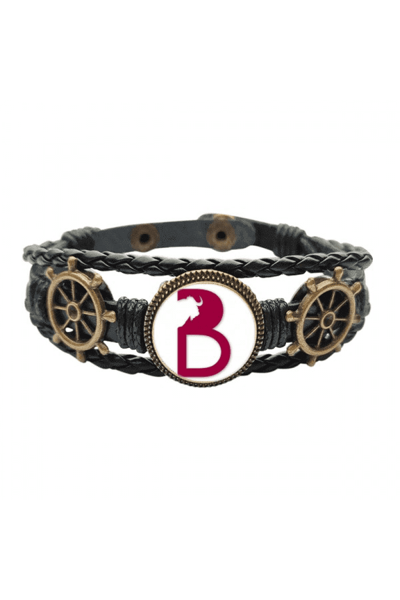 Horse Grassland Migration Unity Leather Braided Ocean Bracelet Wristband