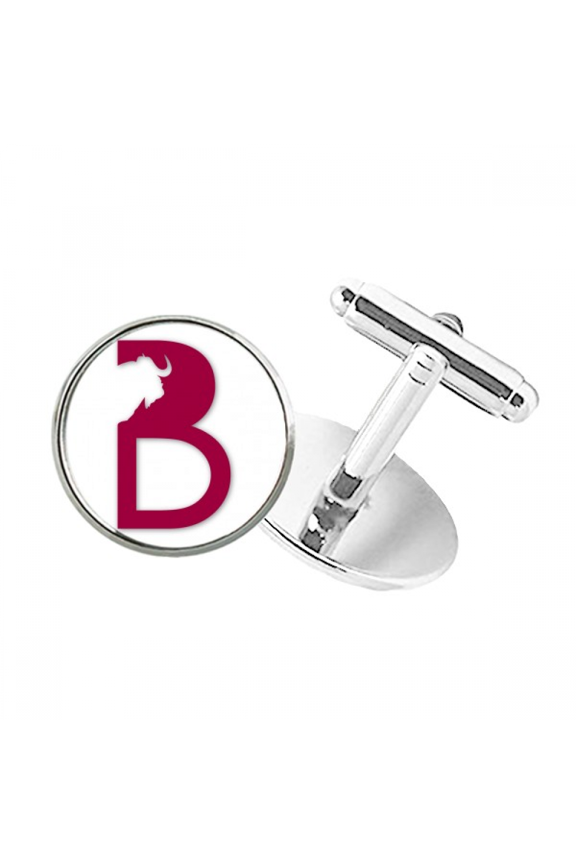 Horse Grassland Migration Unity Round Button Cuff Clip Stud Cufflinks