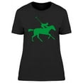 thumbnail image 1 of Horse Green Silhouette Design T-Shirt Women -Image by Shutterstock, Female 3X-Large, 1 of 2