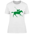 thumbnail image 1 of Horse Green Silhouette Design T-Shirt Women -Image by Shutterstock, Female 3X-Large, 1 of 2