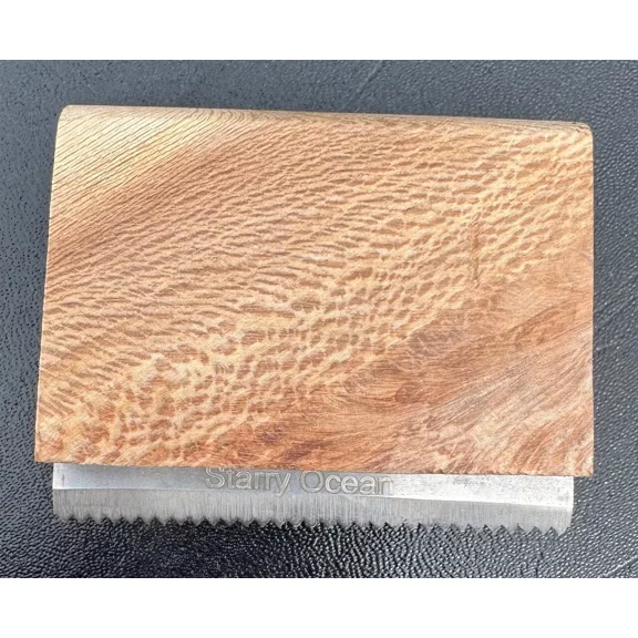 Horse Grooming Brush with Wood Handle and Stainless Steel Teeth, Durable Brush for Mane, Tail and Coat Care 2.5 inch