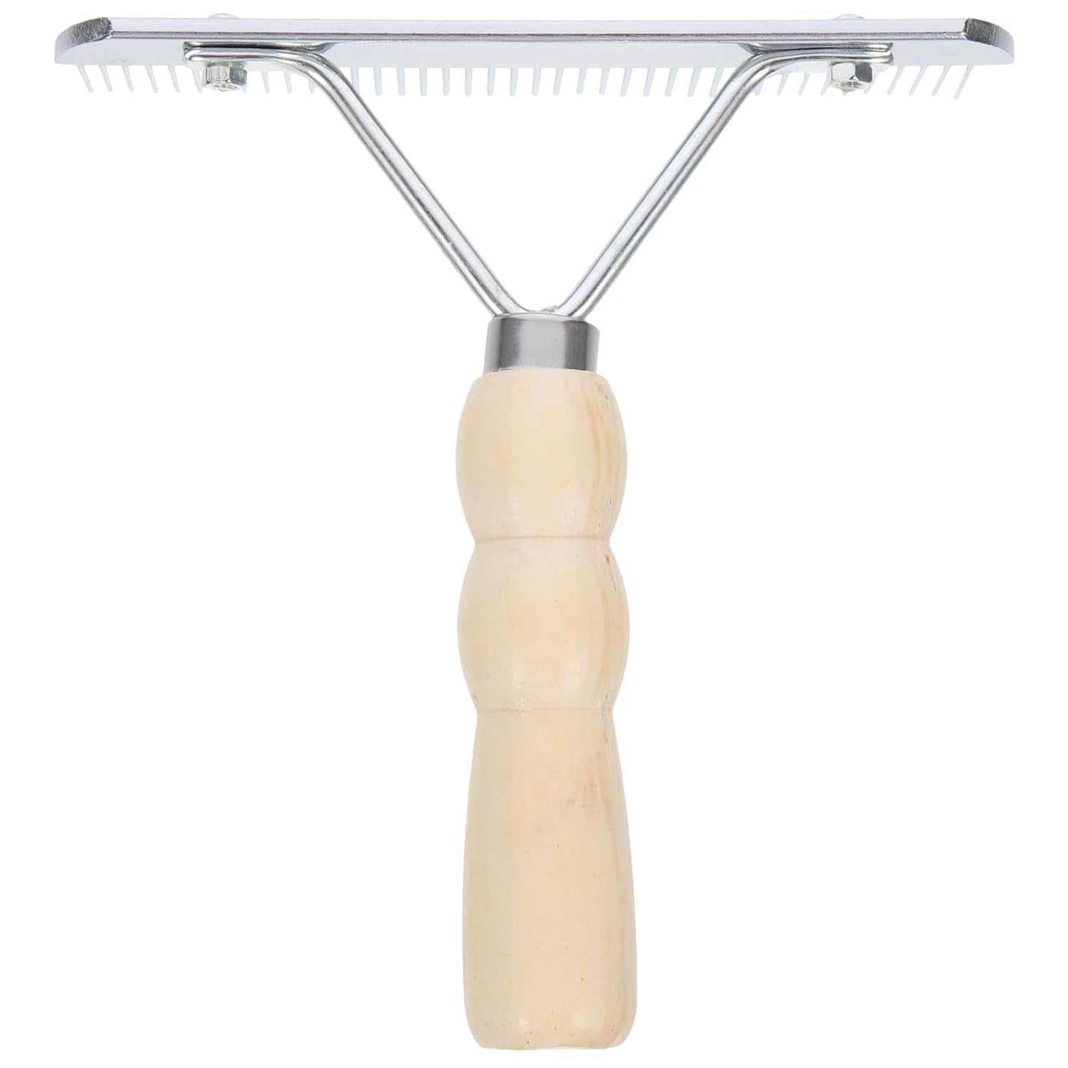 Horse Grooming Tool - Mane and Tail Comb with Wood Handle, Hair Brush ...