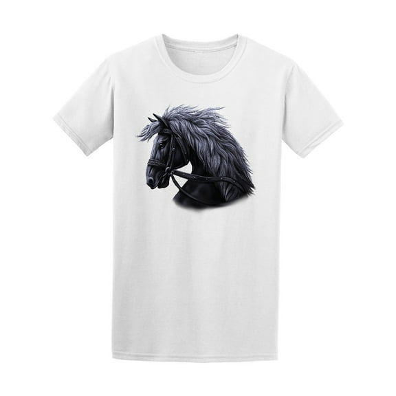 Horse Head Graphic T-Shirt Men -Image by Shutterstock, Male 4X-Large