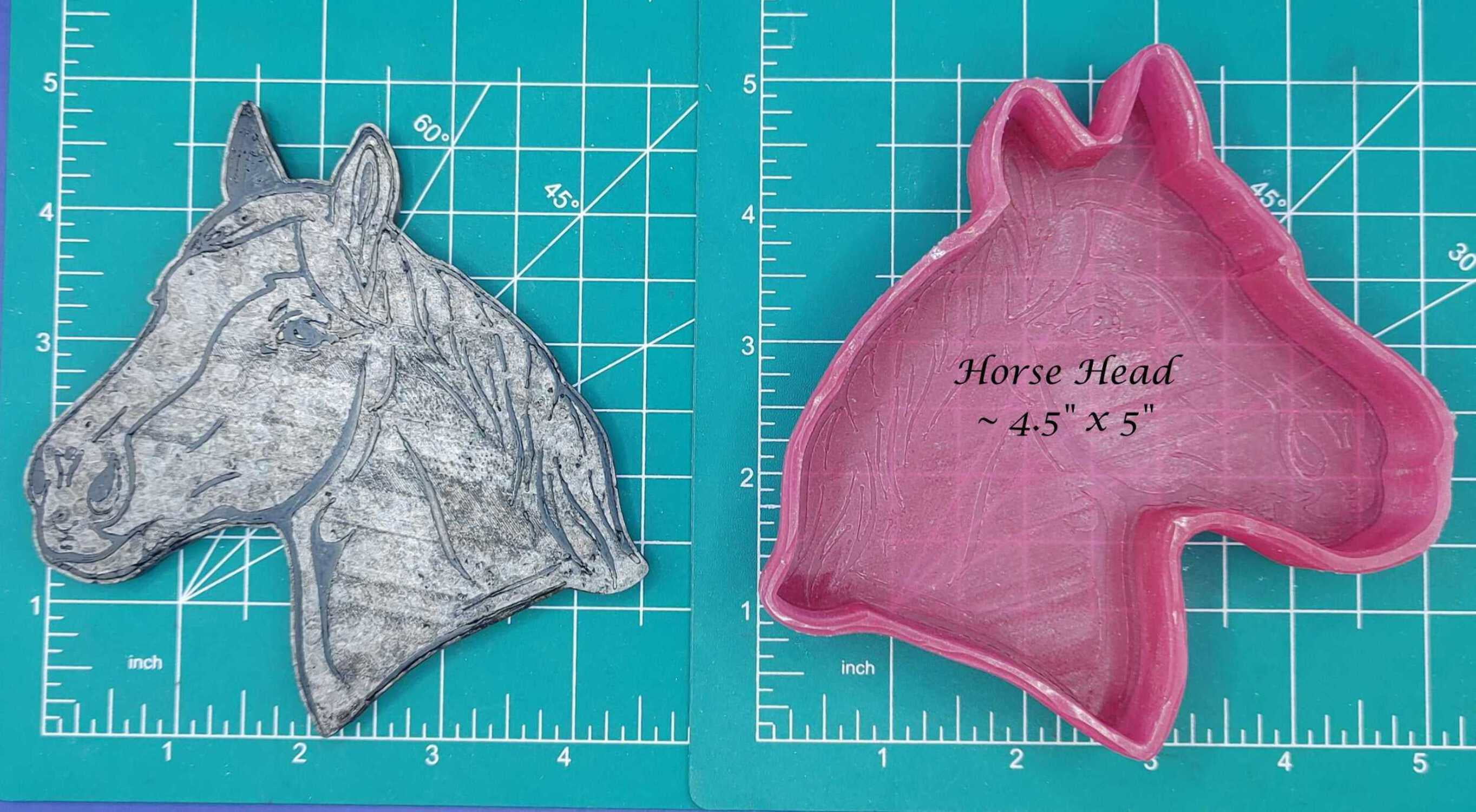 Horse Head - Left Facing - Silicone Freshie Mold