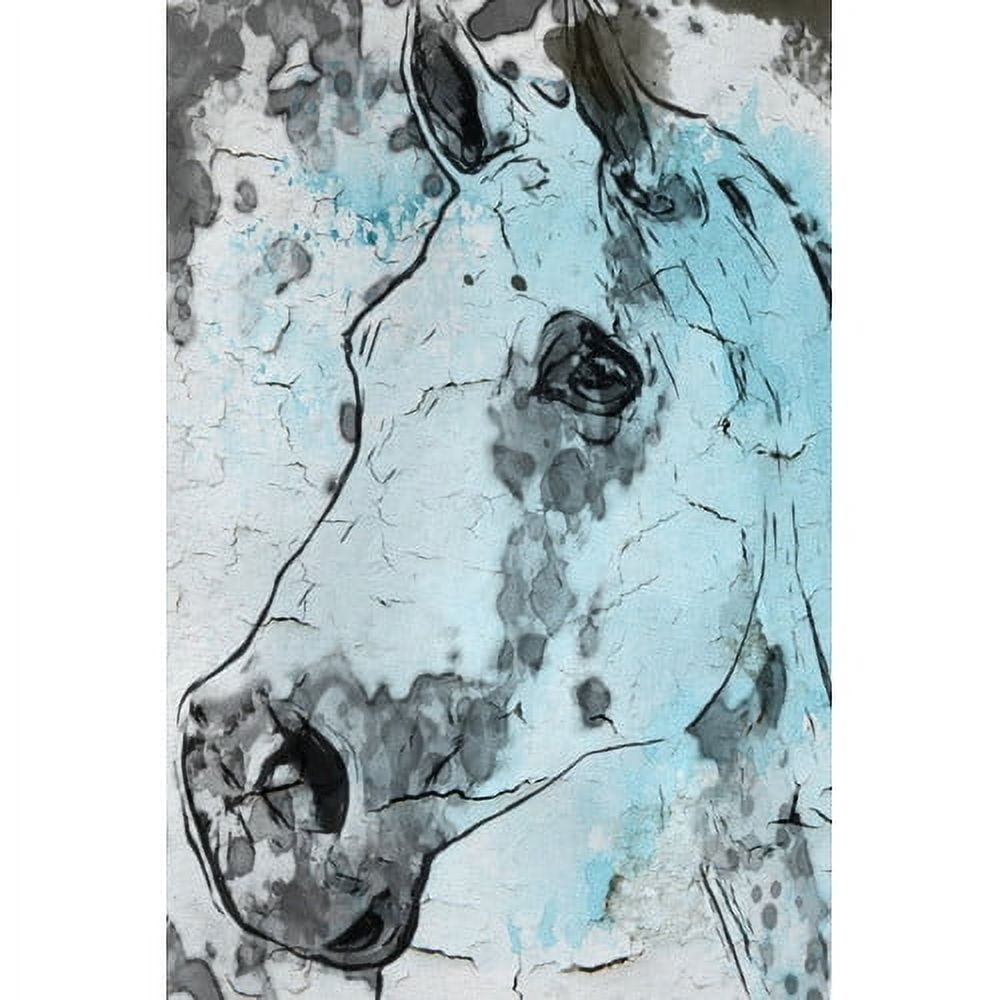 "Horse Head" Painting Print on Wrapped Canvas