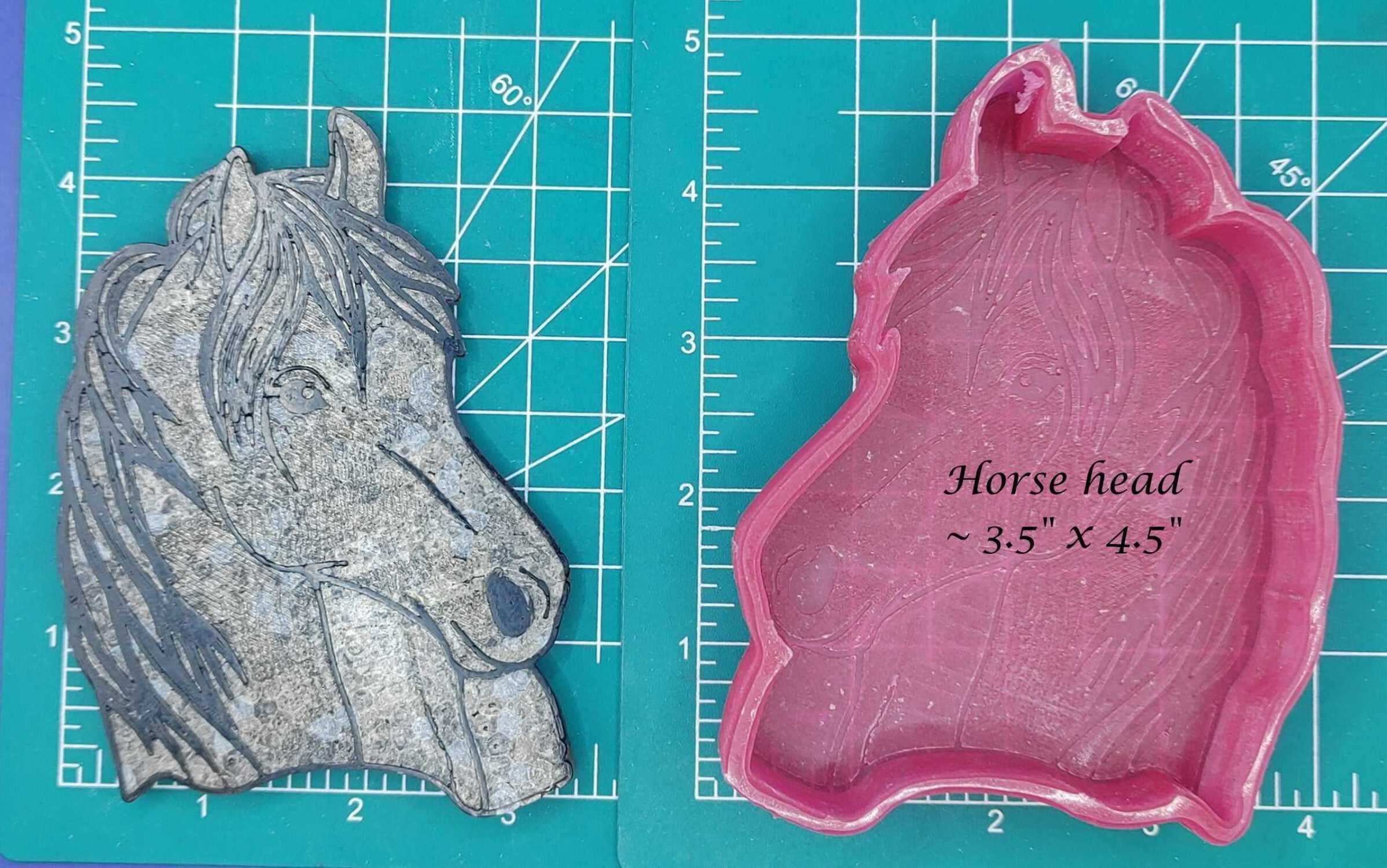 Horse Head - Right Facing - Silicone Freshie Mold