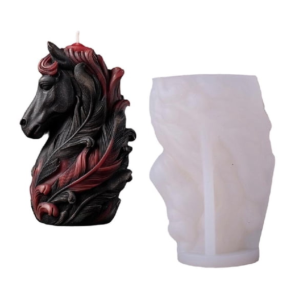 Horse Head Silicone Food Safe for Baking Chocolate and Resin Making