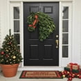 thumbnail image 1 of Horse Head Wreath – Christmas Wreath,Rustic Farmhouse Equestrian Door Decor,15×12in Handmade Horse Head Christmas Wreath with Red Bow,Faux Greenery Holiday Wreaths for Front Door,Barn,Porch(1PCS), 1 of 9