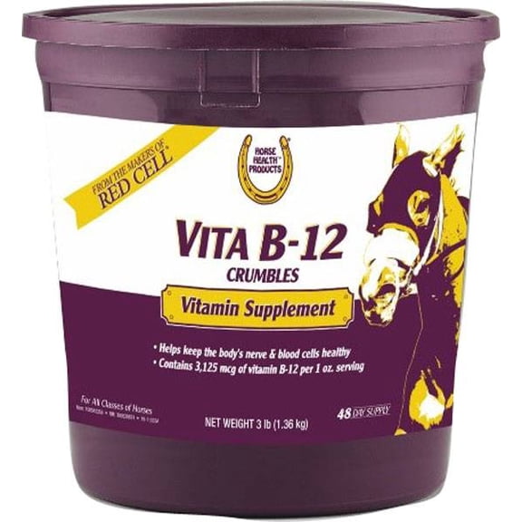 Horse Health Products 75230 Vita B12 Crumbles 3lb