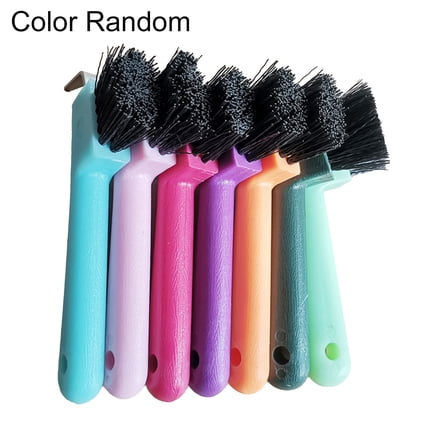 Horse Hoof Tool Wear-resistant Compact Plastic Horse Grooming Horseshoe Brush for Professional Use