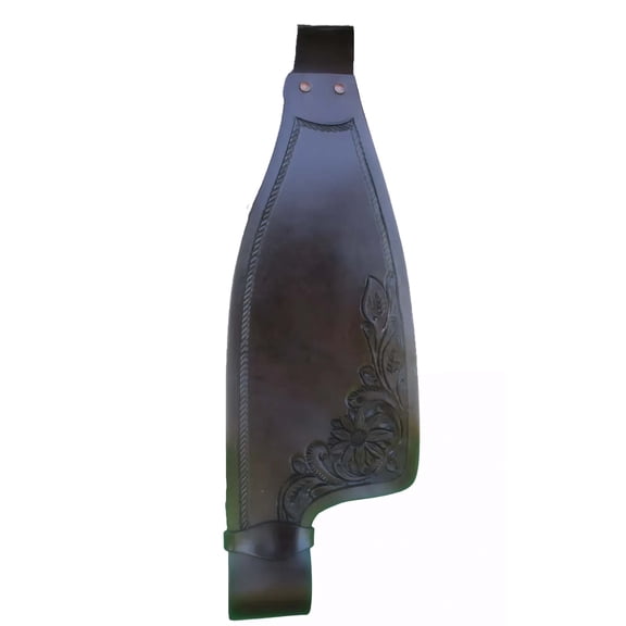 Horse Horse Western Adult Floral Brown Leather Replacement Saddle Fenders 5259DB