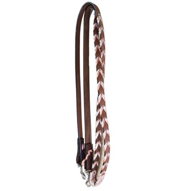 Berlin Latigo Laced Barrel Rein - Western Reins & Tack