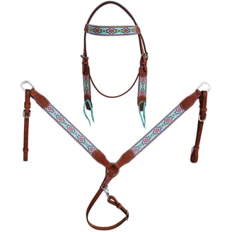 Collier de poitrine western marque Heritage Bling Horse Tack