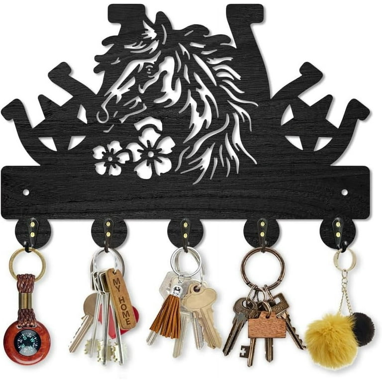 Metal Wall Mount Horseshoe 4 Key Ring/Hat Hooks Storage Hook Rustic Home Decor Metal Wall Mount Horseshoe 4 Key Ring/Hat Hooks Storage Hook Rustic Home Decor