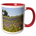 thumbnail image 1 of 3drose, Horse in Bluebonnet, Evening Primrose, Texas - Us44 Dfr0237 - David R. Frazier, 15oz Two-tone Red Mug, 1 of 6