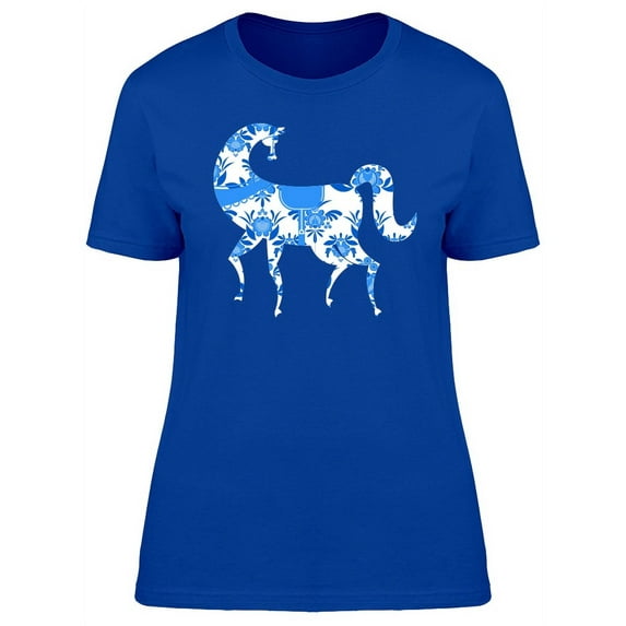 Horse In Ghzel Painting T-Shirt Women -Image by Shutterstock, Female x-Large