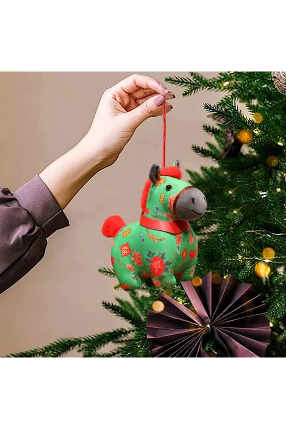 Horse Keychain Childhood Sweethearts Hanging Decoration, Horse Charm Keychain for Bag Or Youth, Horse Pendant Keyring for Stocking Stuffer Or Secret Santa, Horse Bag Accessory for Front Akmoler