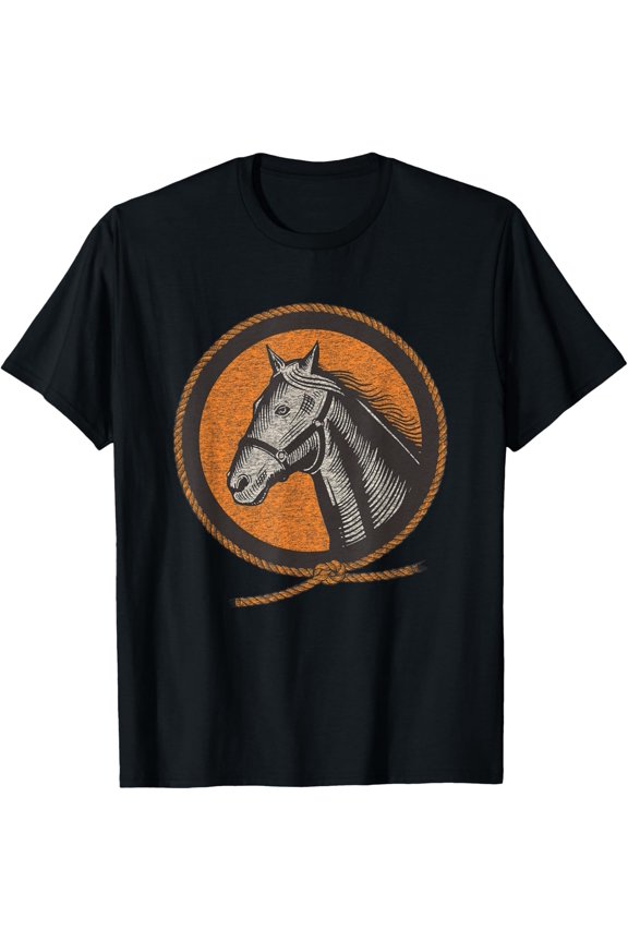 Horse Lover Equestrian Vintage Graphic T-Shirt