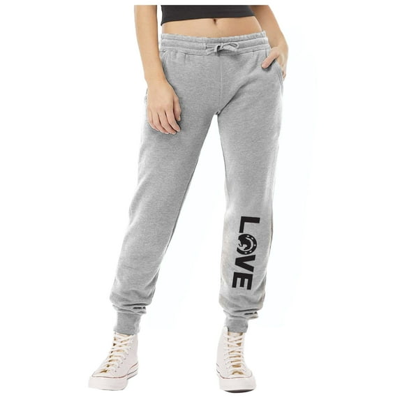 Horse Lover Joggers for Women Sweatpants for Teen Girls Horses Fleece Joggers Large Gray